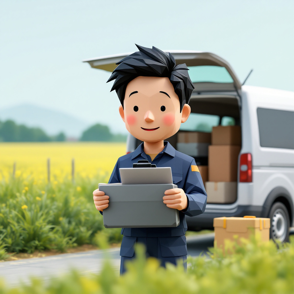 独立・複業ドローンパイロットのキャラクターイラスト